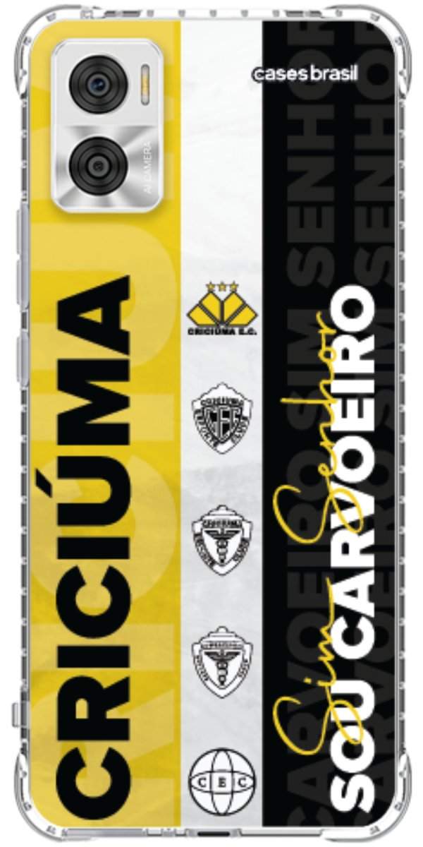 Capinha para Celular Crciúma Estampa Oficial 08