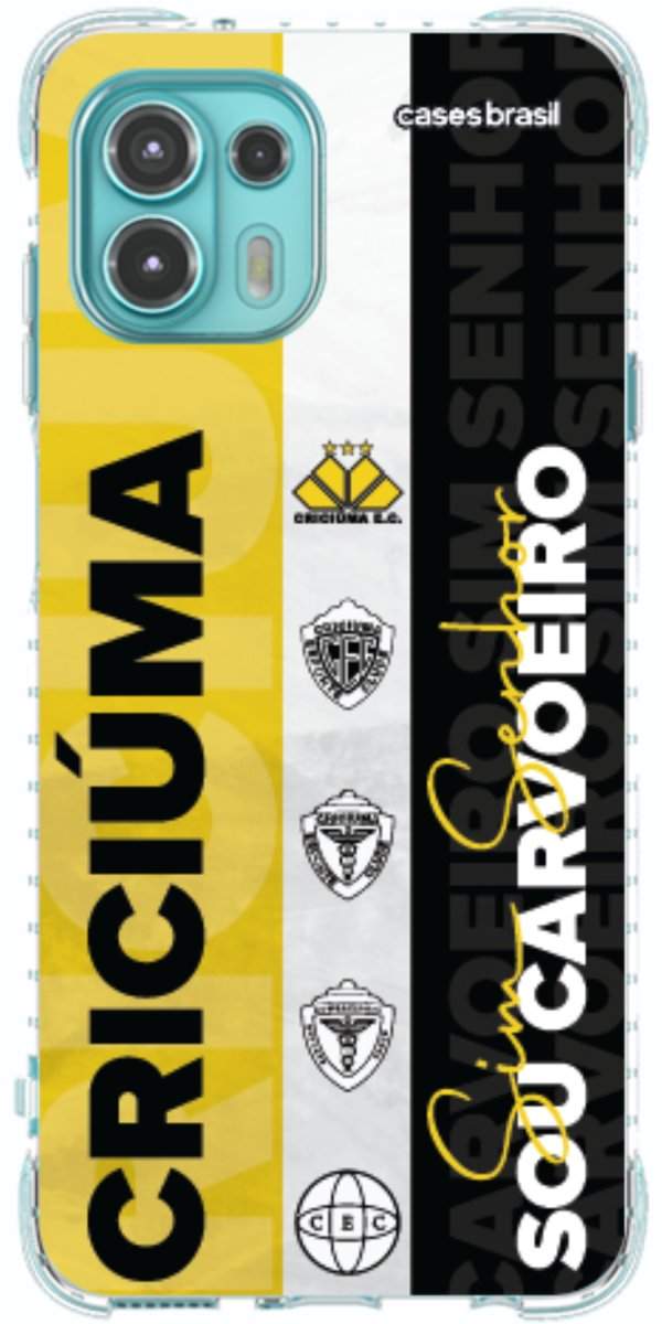 Capinha para Celular Crciúma Estampa Oficial 08
