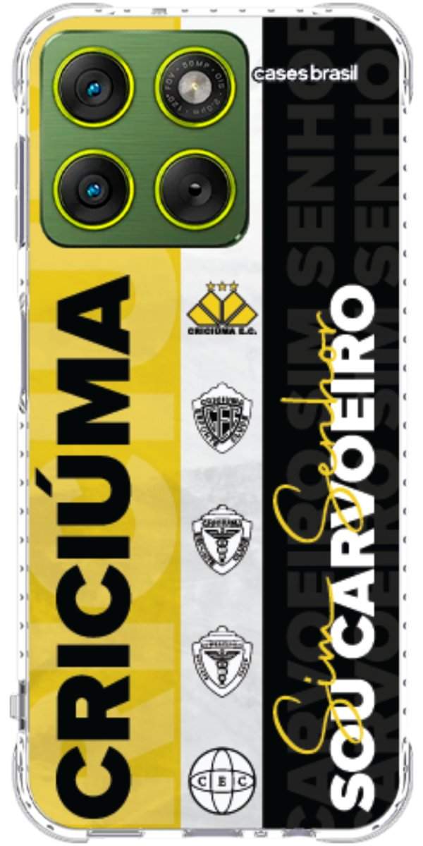Capinha para Celular Crciúma Estampa Oficial 08