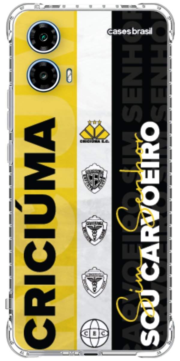 Capinha para Celular Crciúma Estampa Oficial 08