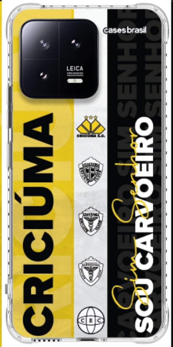 Capinha para Celular Crciúma Estampa Oficial 08