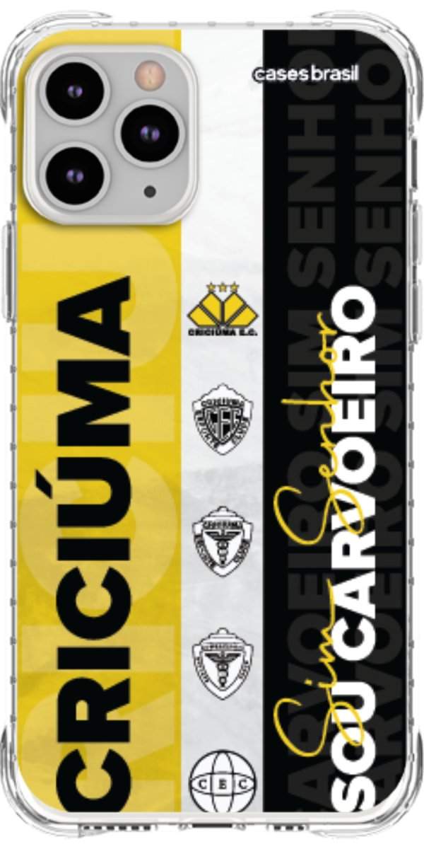 Capinha para Celular Crciúma Estampa Oficial 08