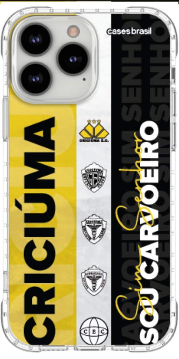 Capinha para Celular Crciúma Estampa Oficial 08