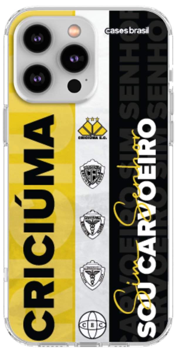 Capinha para Celular Crciúma Estampa Oficial 08
