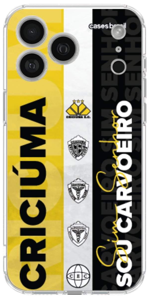 Capinha para Celular Crciúma Estampa Oficial 08