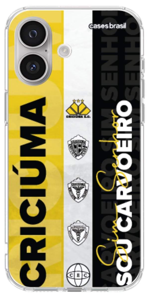 Capinha para Celular Crciúma Estampa Oficial 08