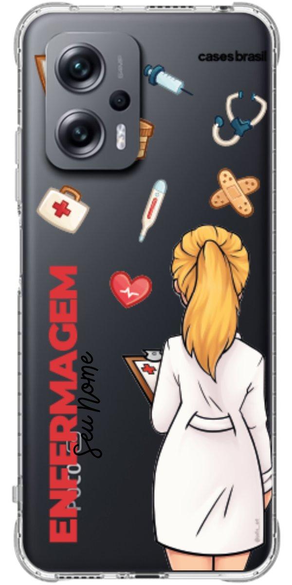Capinha para Celular Enfermagem - Boneca Profissão