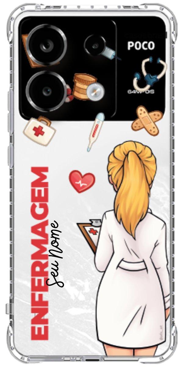 Capinha para Celular Enfermagem - Boneca Profissão