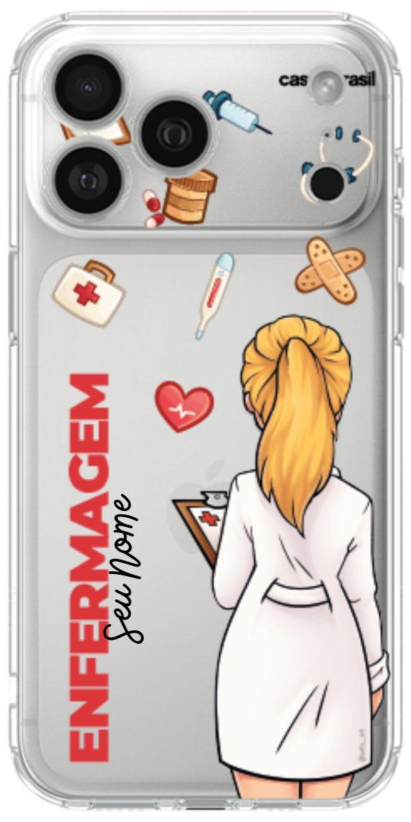 Capinha para Celular Enfermagem - Boneca Profissão