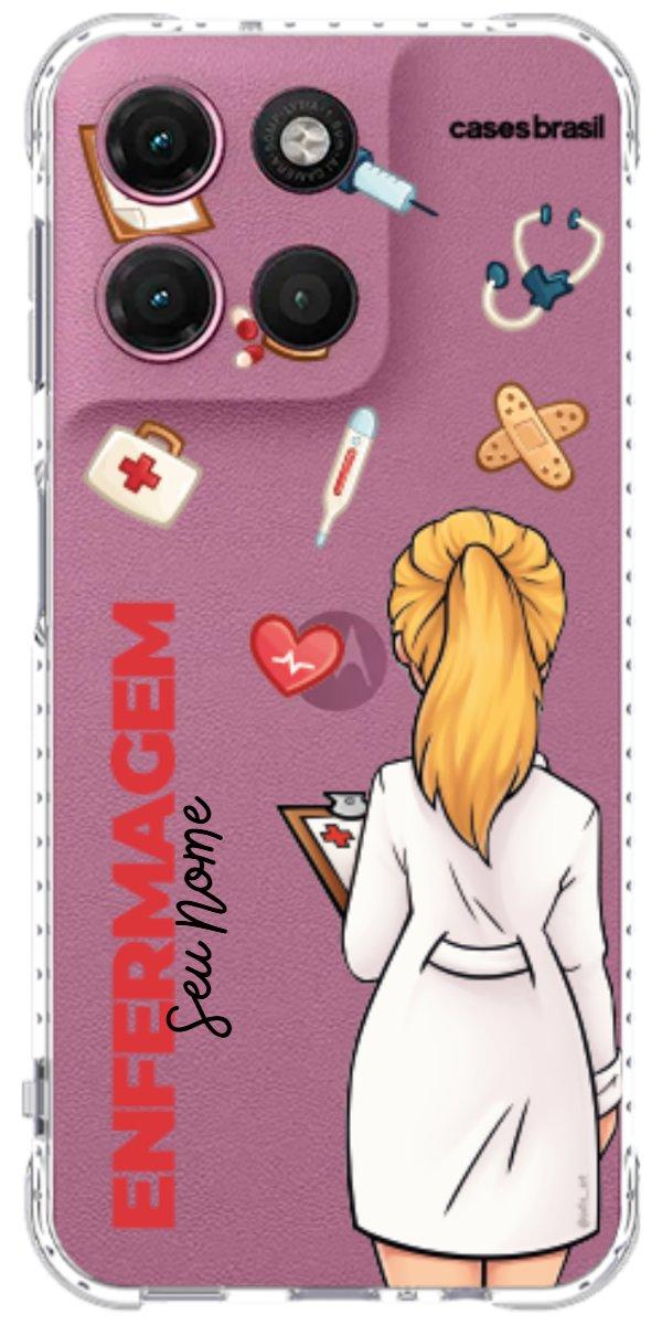 Capinha para Celular Enfermagem - Boneca Profissão