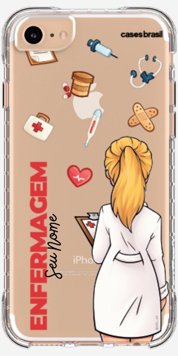 Capinha para Celular Enfermagem - Boneca Profissão