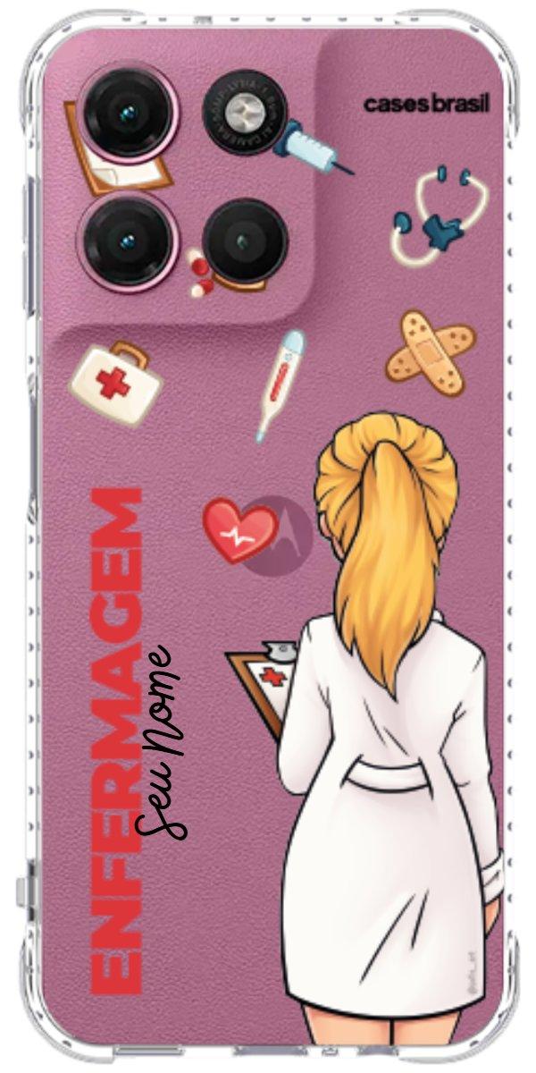 Capinha para Celular Enfermagem - Boneca Profissão