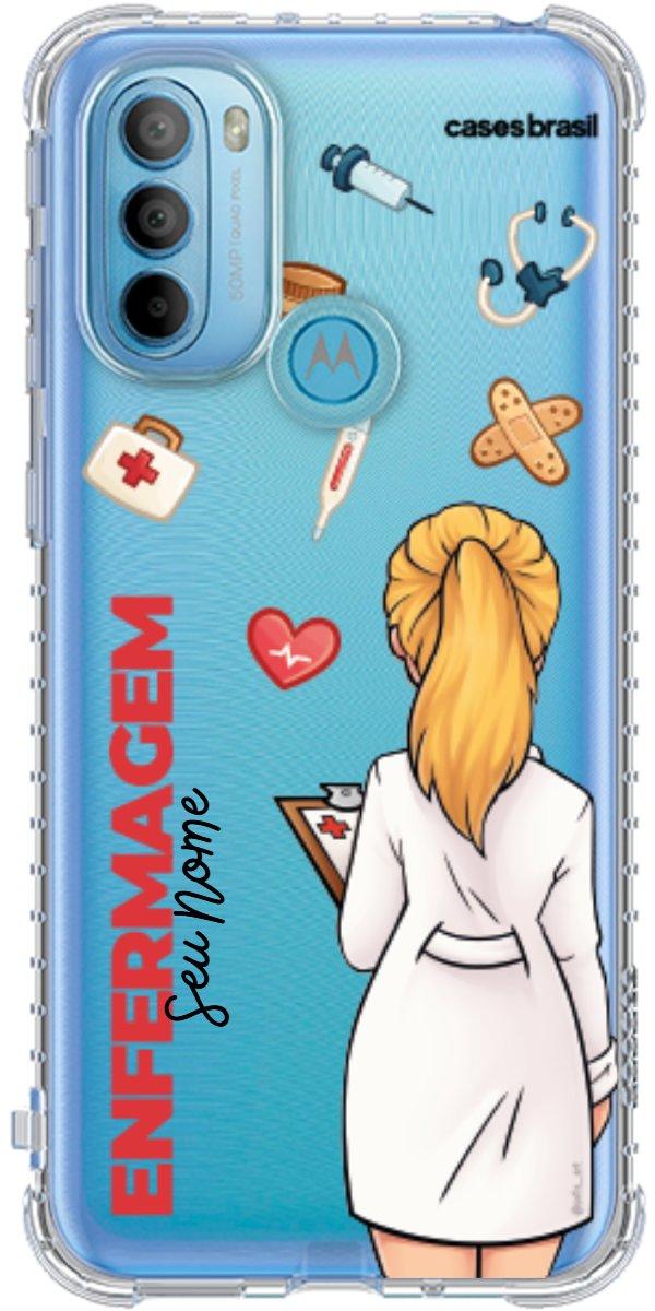 Capinha para Celular Enfermagem - Boneca Profissão