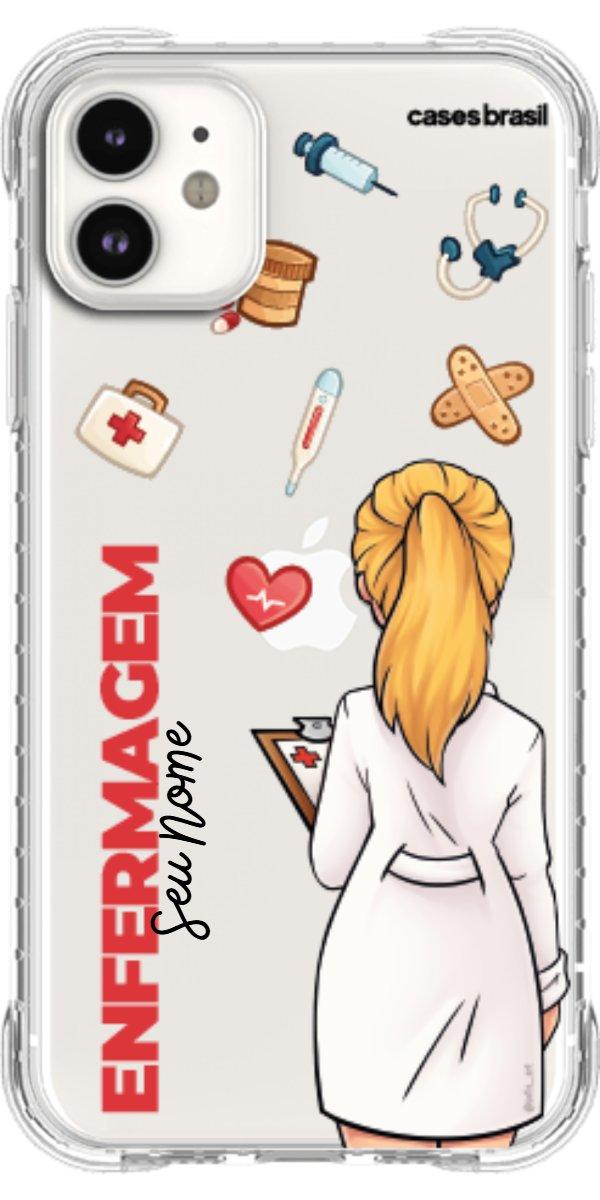 Capinha para Celular Enfermagem - Boneca Profissão