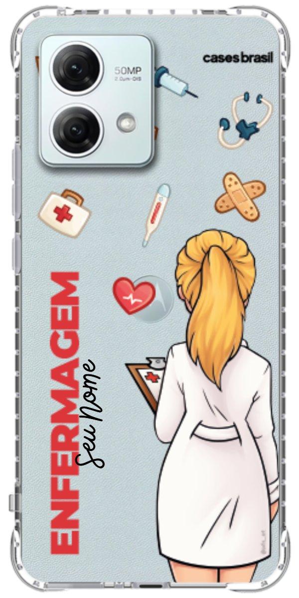 Capinha para Celular Enfermagem - Boneca Profissão