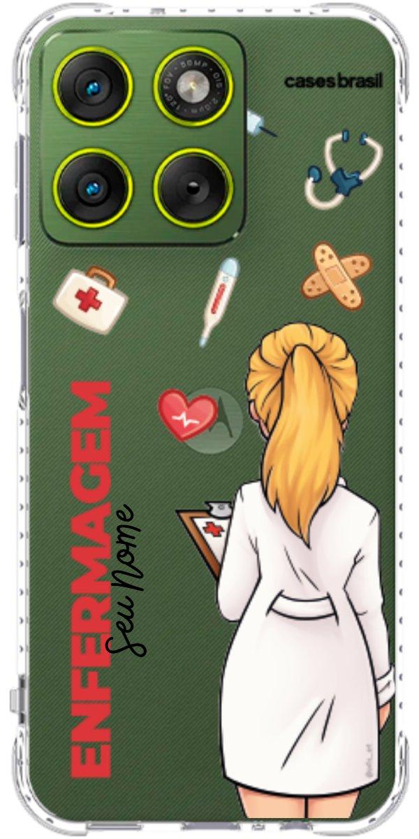 Capinha para Celular Enfermagem - Boneca Profissão