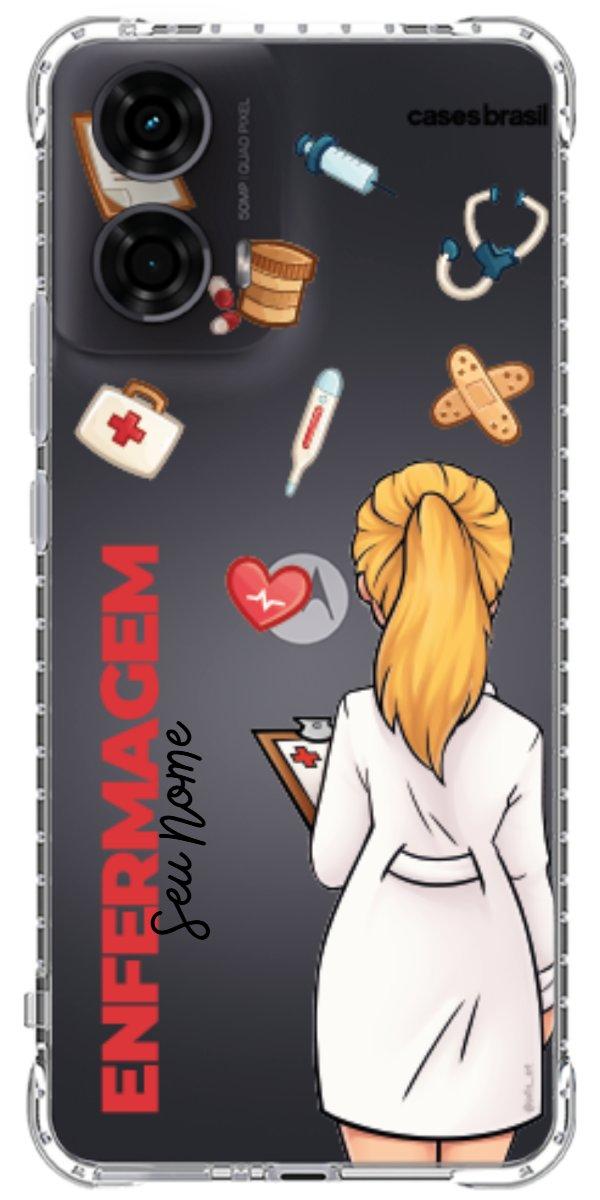 Capinha para Celular Enfermagem - Boneca Profissão