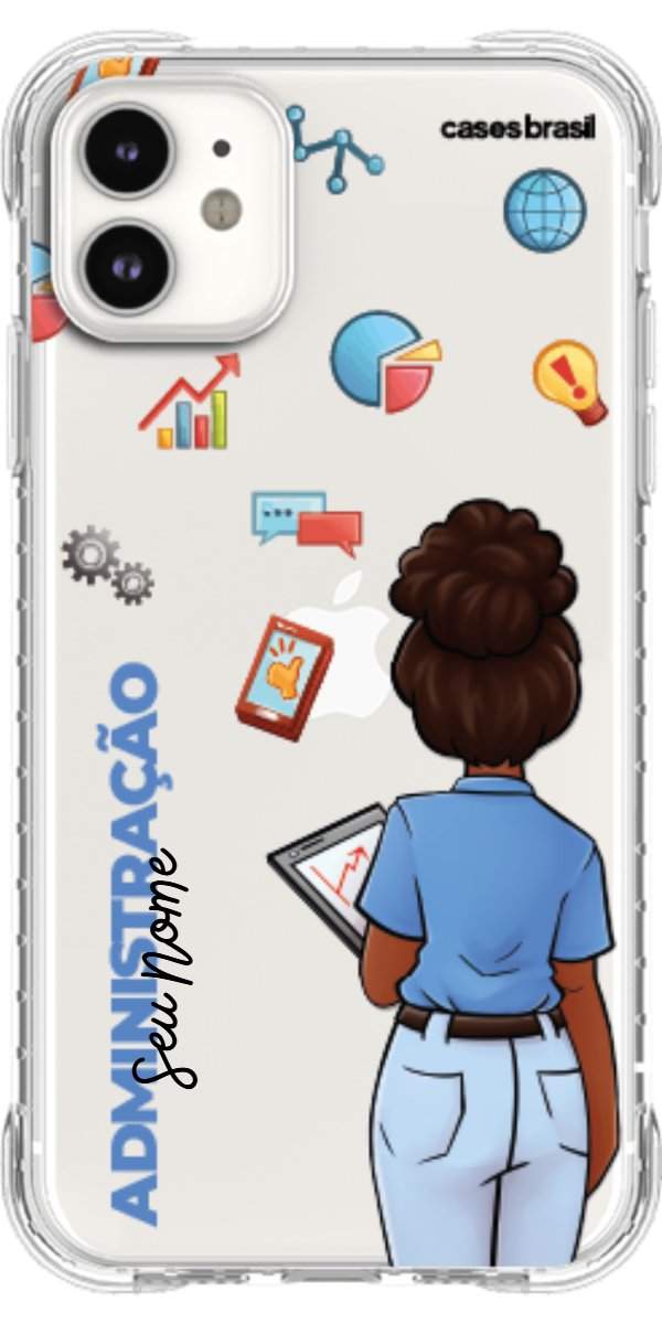 Capinha para Celular Administração - Boneca Profissão