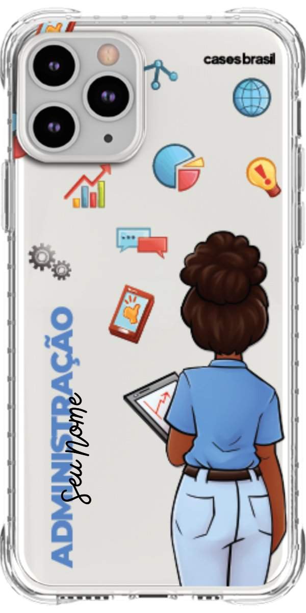 Capinha para Celular Administração - Boneca Profissão