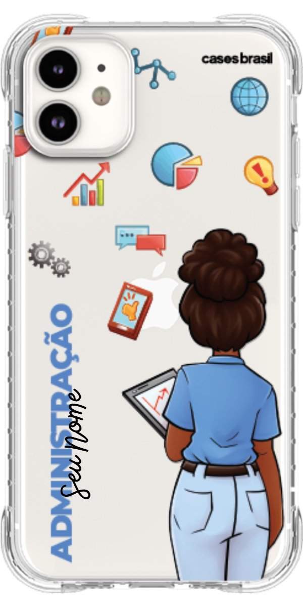 Capinha para Celular Administração - Boneca Profissão