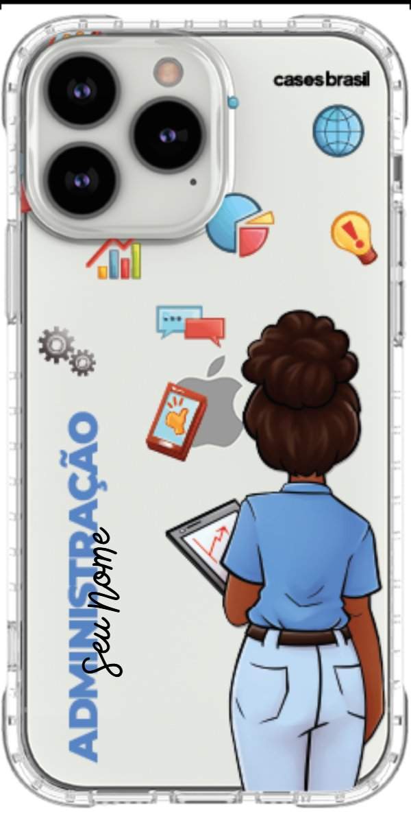 Capinha para Celular Administração - Boneca Profissão