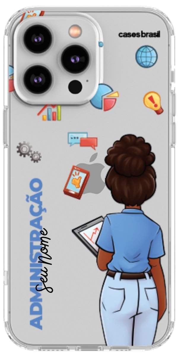 Capinha para Celular Administração - Boneca Profissão
