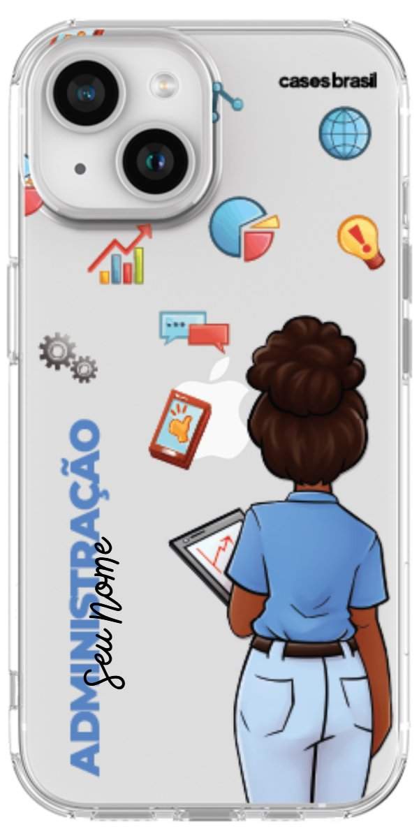 Capinha para Celular Administração - Boneca Profissão