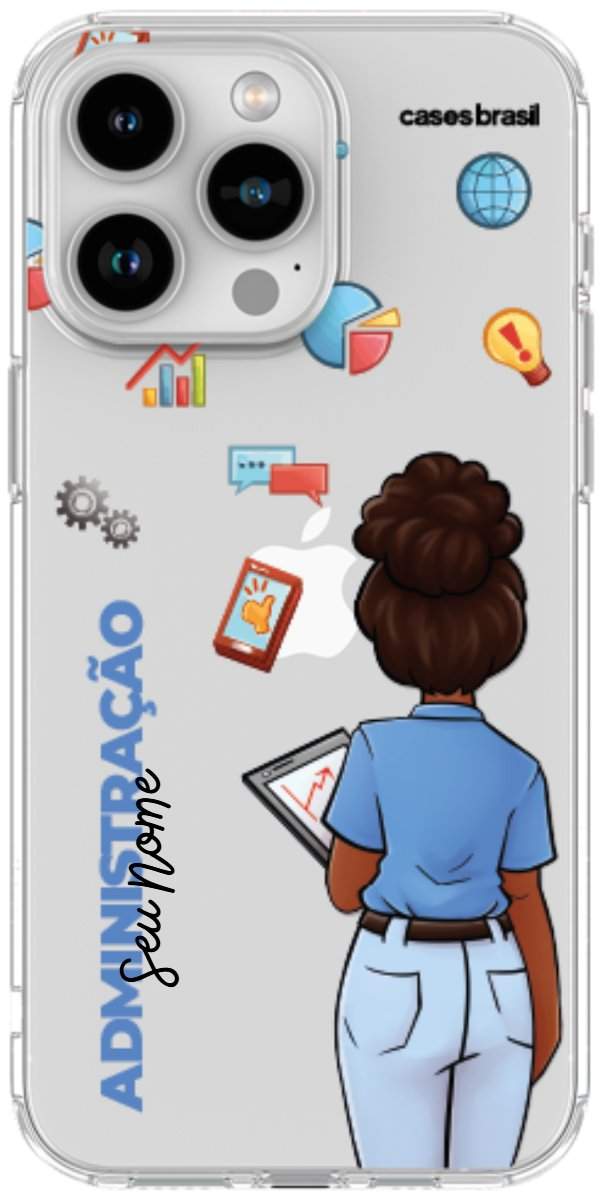 Capinha para Celular Administração - Boneca Profissão