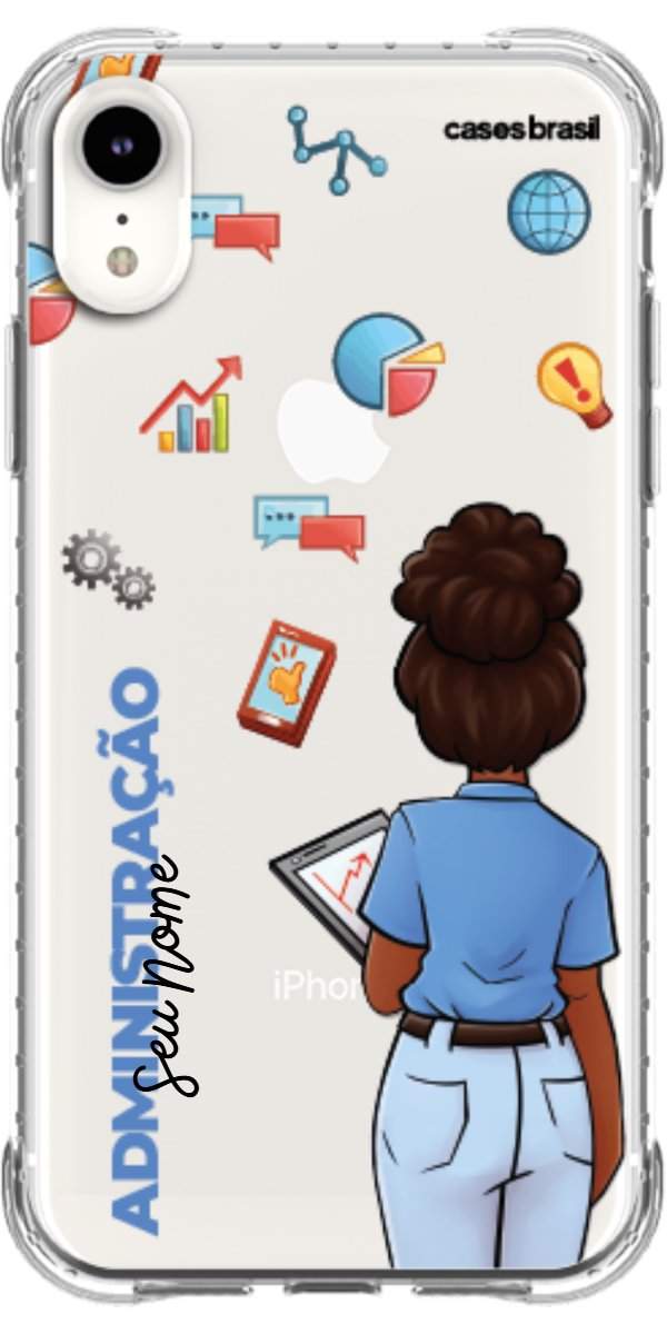 Capinha para Celular Administração - Boneca Profissão