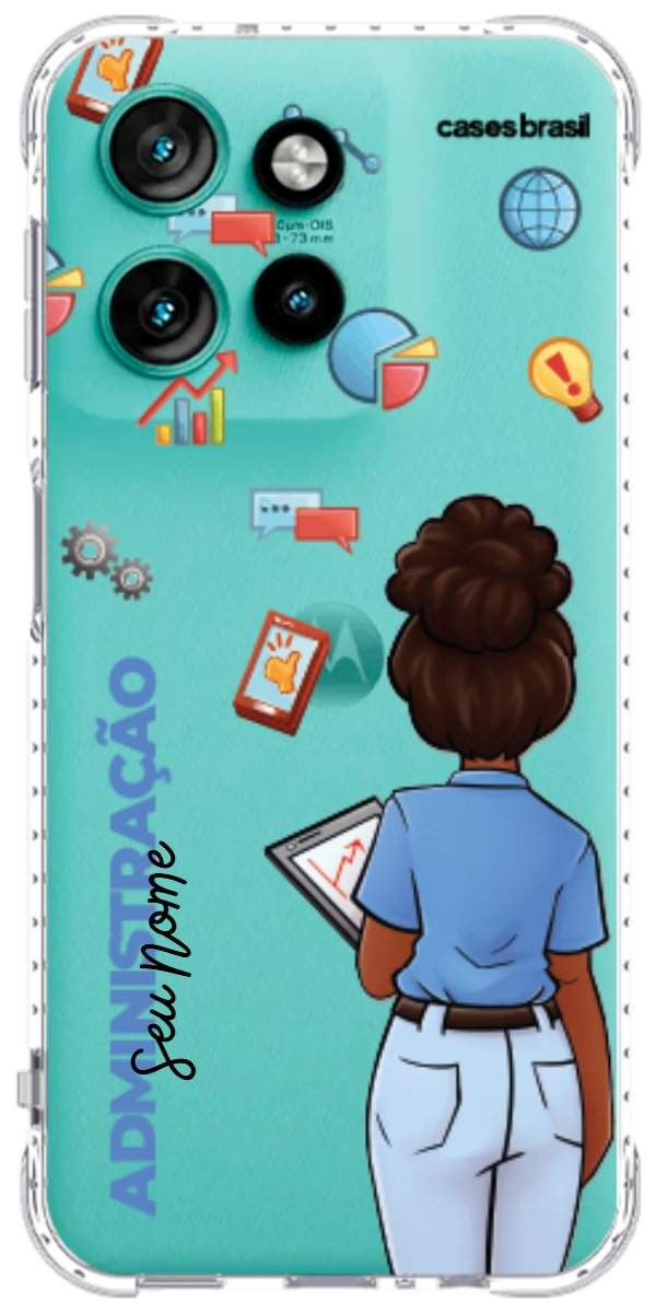Capinha para Celular Administração - Boneca Profissão