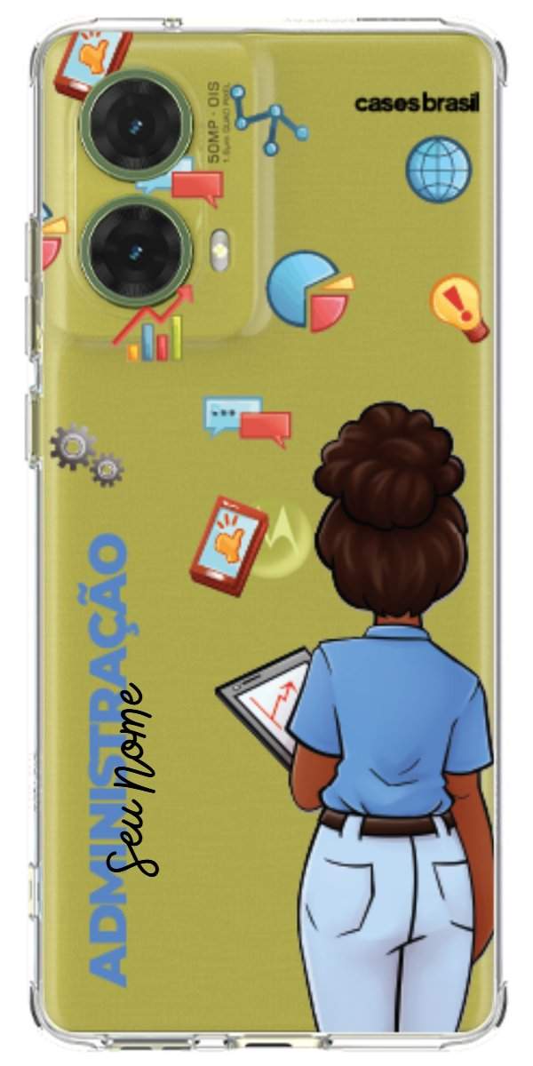 Capinha para Celular Administração - Boneca Profissão