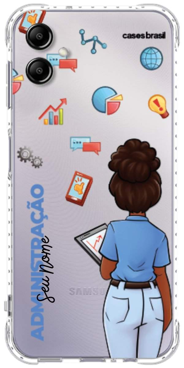 Capinha para Celular Administração - Boneca Profissão