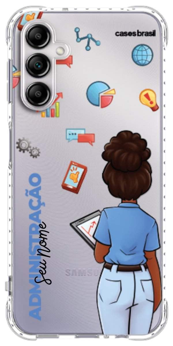 Capinha para Celular Administração - Boneca Profissão