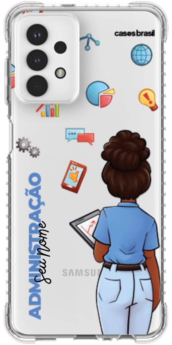 Capinha para Celular Administração - Boneca Profissão
