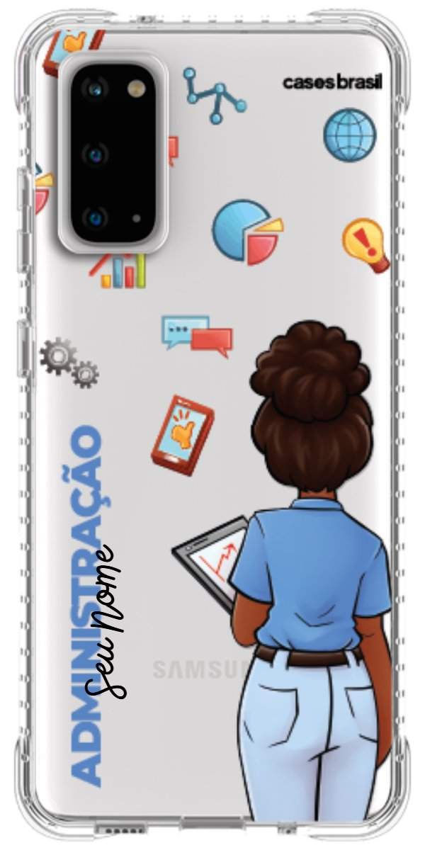 Capinha para Celular Administração - Boneca Profissão