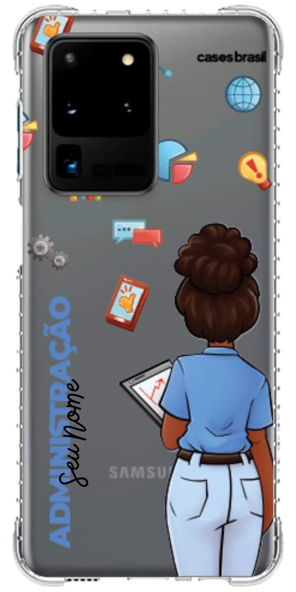 Capinha para Celular Administração - Boneca Profissão