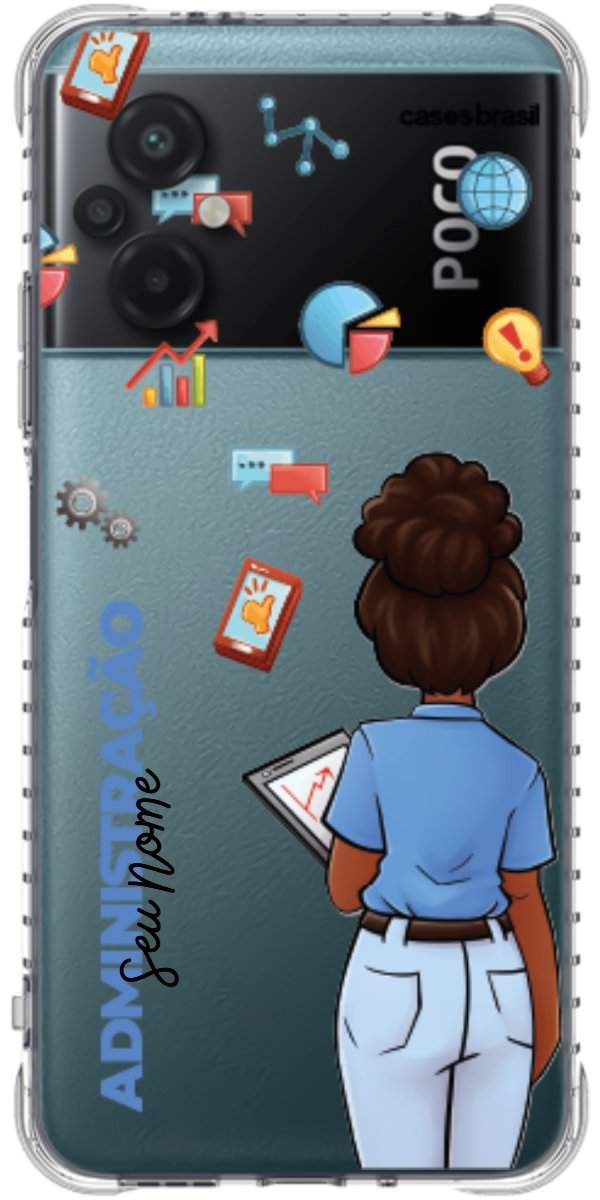 Capinha para Celular Administração - Boneca Profissão