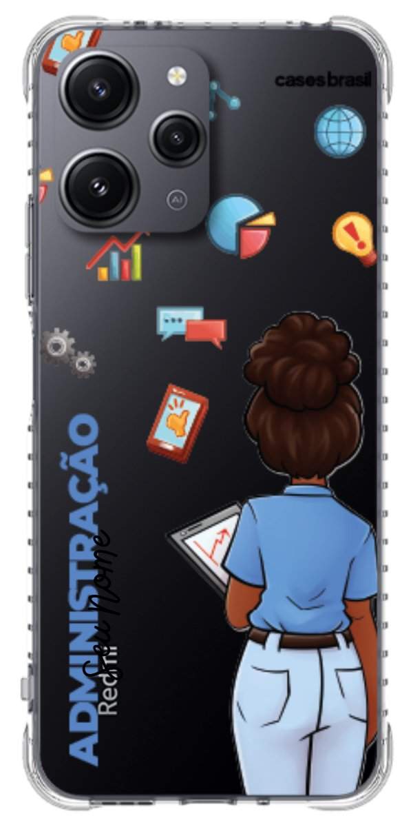 Capinha para Celular Administração - Boneca Profissão