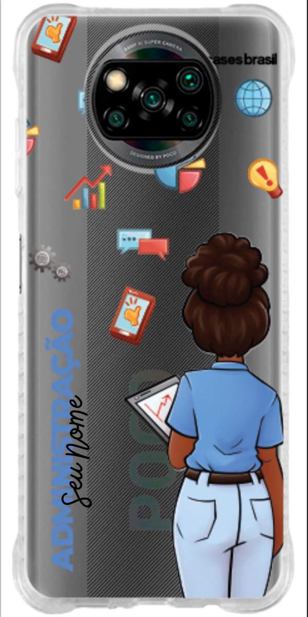 Capinha para Celular Administração - Boneca Profissão