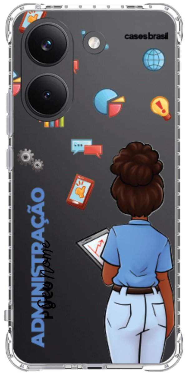 Capinha para Celular Administração - Boneca Profissão