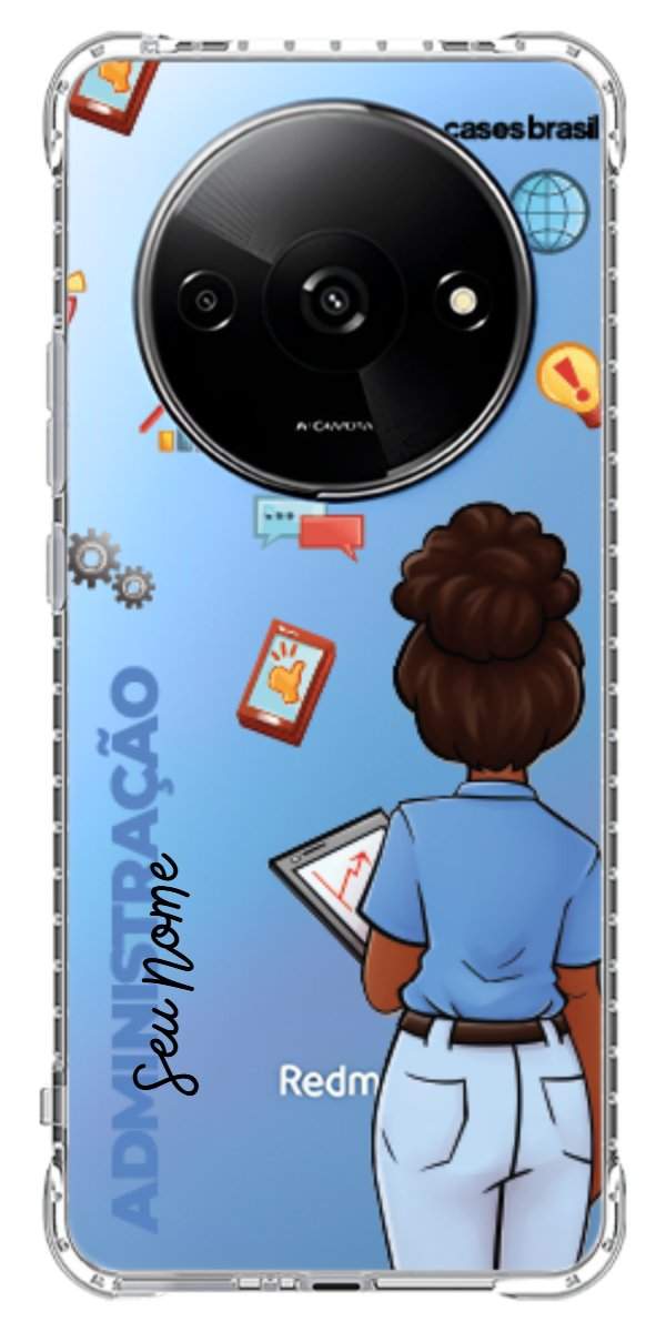 Capinha para Celular Administração - Boneca Profissão