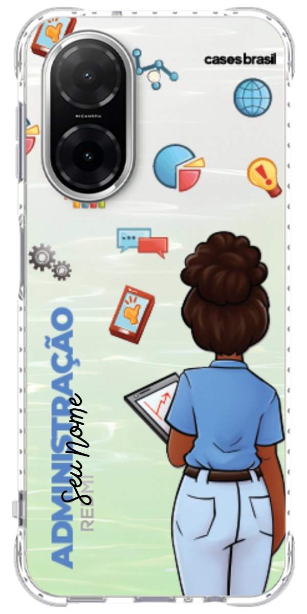 Capinha para Celular Administração - Boneca Profissão