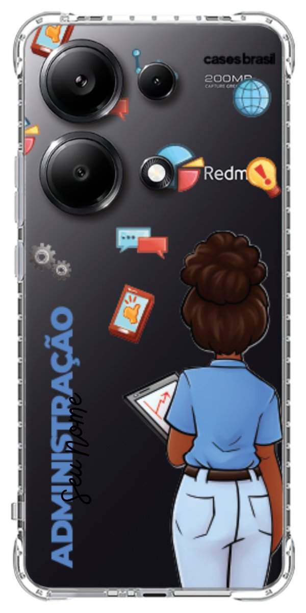 Capinha para Celular Administração - Boneca Profissão