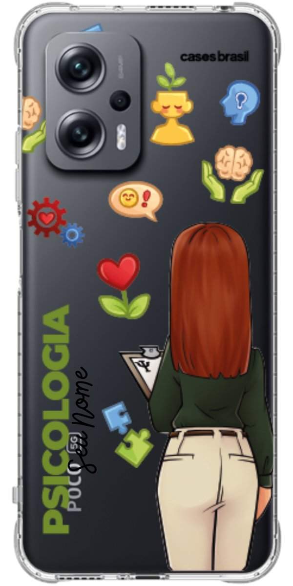 Capinha para Celular Psicologia - Boneca Profissão