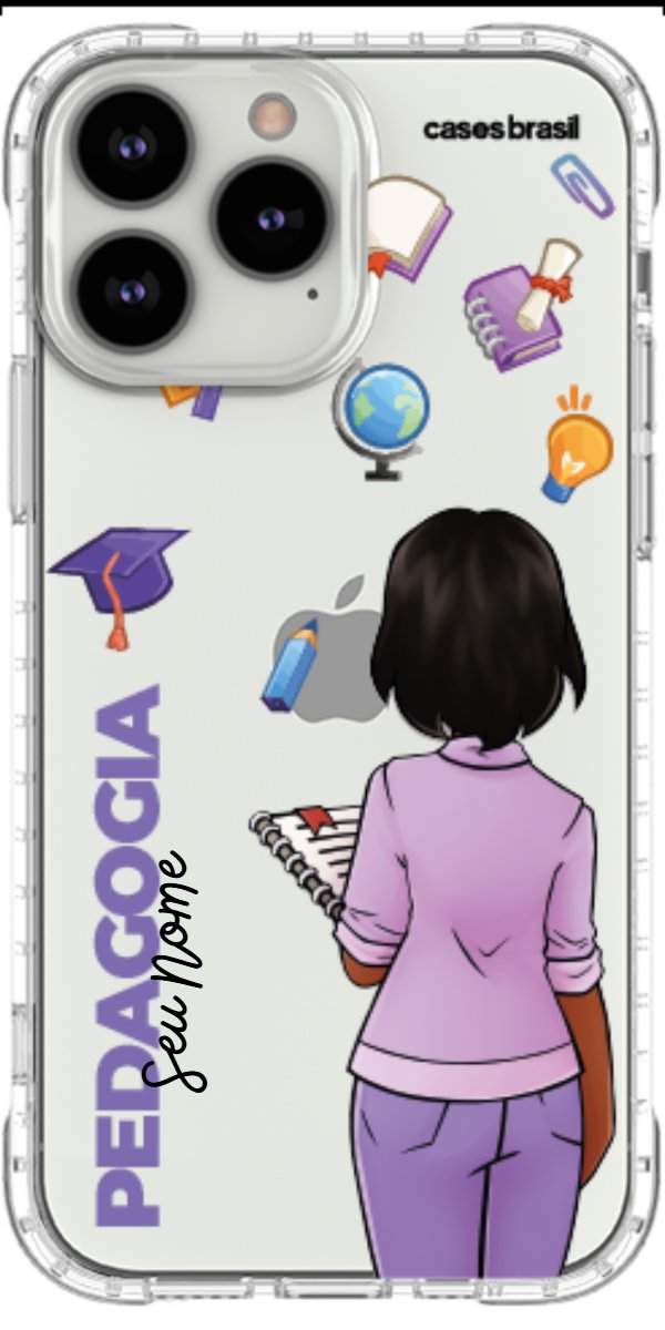 Capinha para Celular Pedagogia - Boneca Profissão