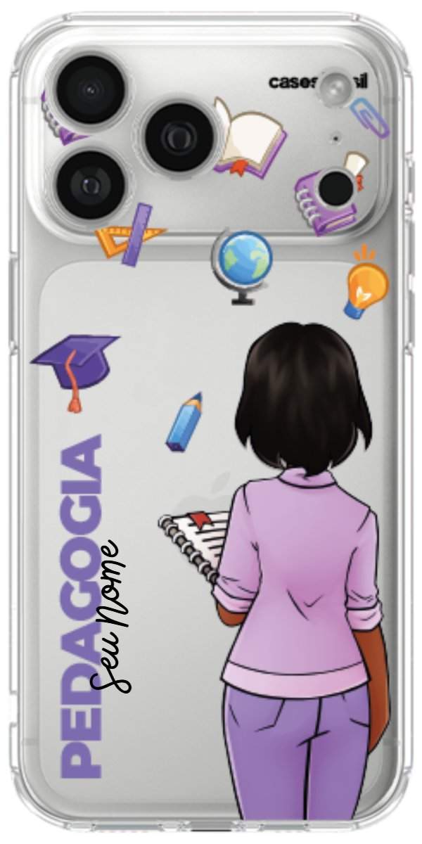 Capinha para Celular Pedagogia - Boneca Profissão
