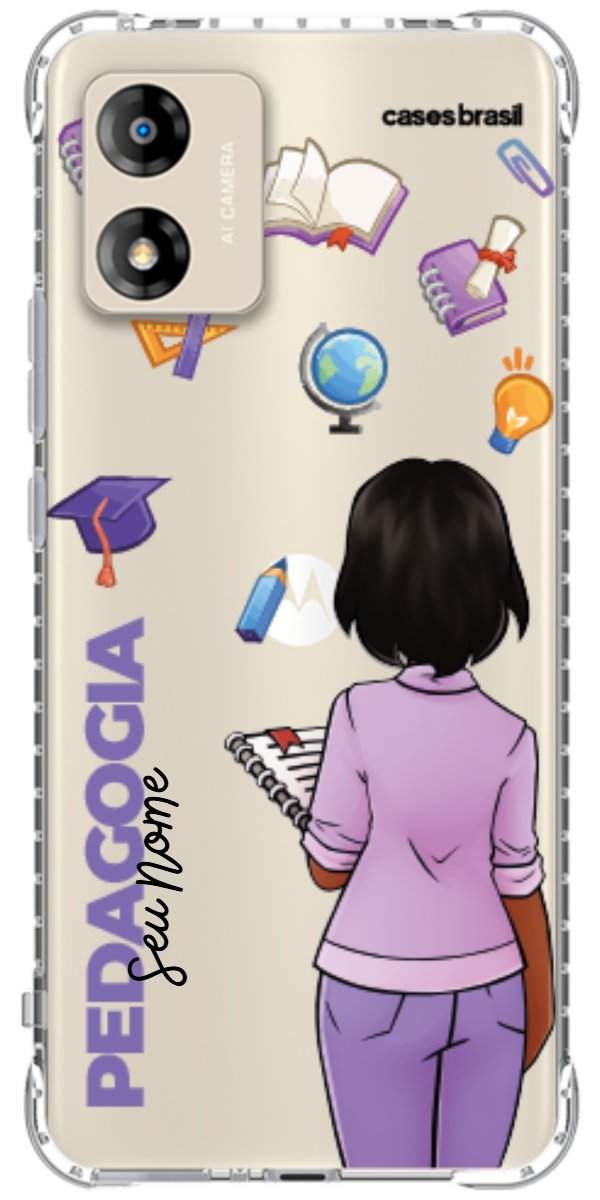 Capinha para Celular Pedagogia - Boneca Profissão