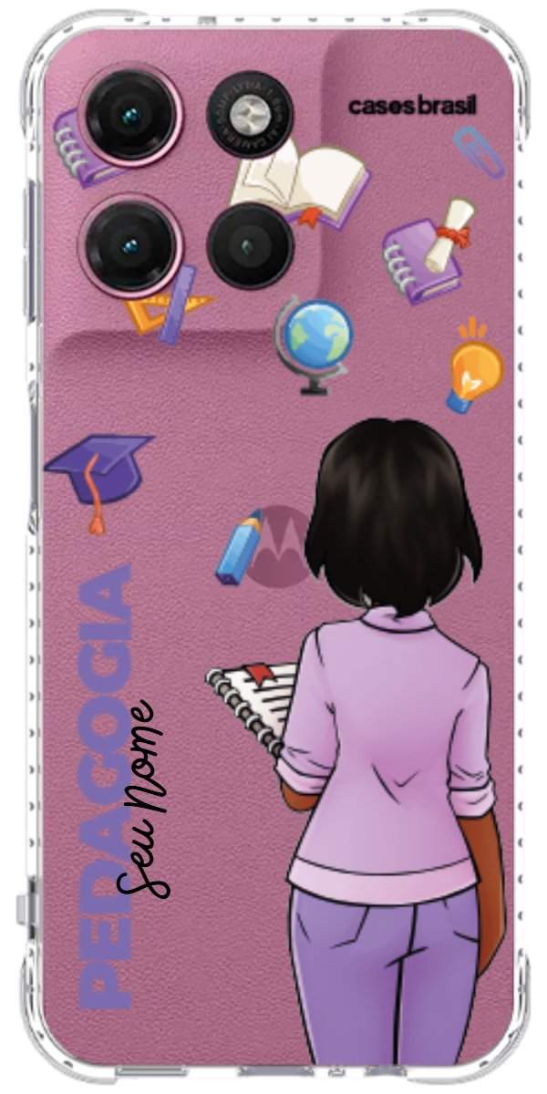 Capinha para Celular Pedagogia - Boneca Profissão