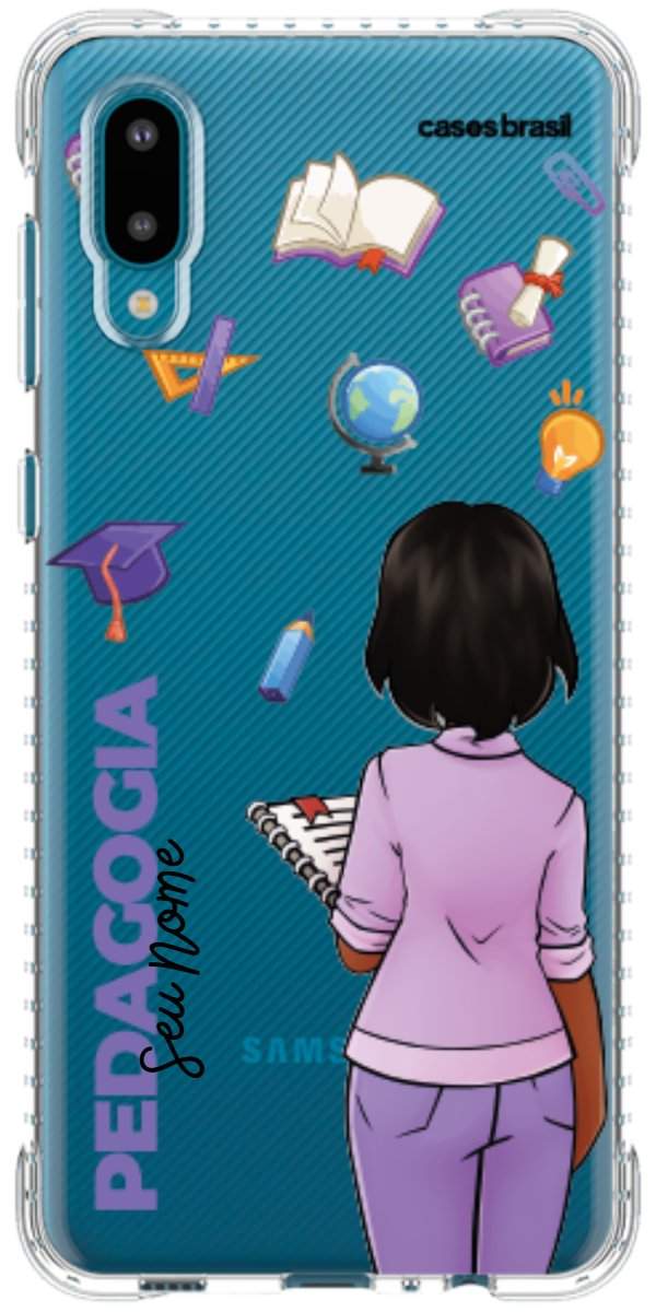 Capinha para Celular Pedagogia - Boneca Profissão