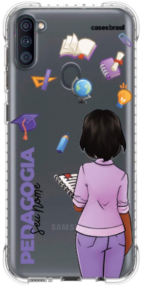 Capinha para Celular Pedagogia - Boneca Profissão